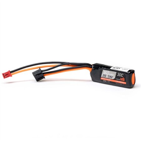 7.4V 160mAh 2S 30C LiPo Battery: PH2.0