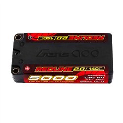GensAce Redline 2.0 Shorty 2S HV 7.6V-140C-5000 97x47x20mm 179g
