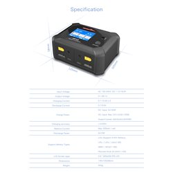 200W 10A AC/DC Laddare