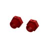 Aluminum Wheel Hex 24mm (Red) (2)