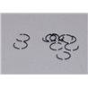 Wrist pin clips