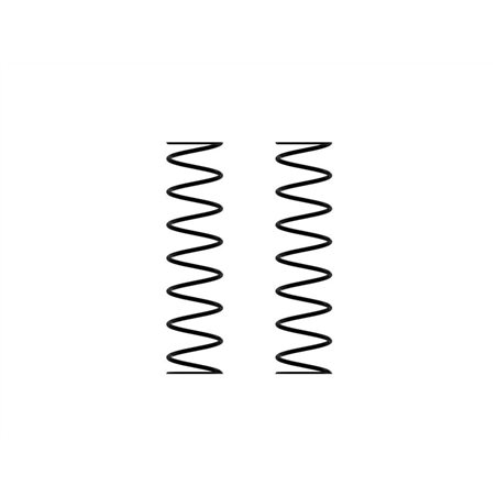 Shock Springs: 130mm 2.01N/mm (17.79lb/in)(2)