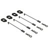 Body Clip Retainers 1/5 Scale (Black, 4)