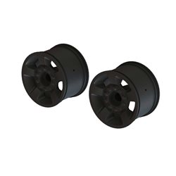 2.8" Wheel 14mm Hex (Black/2)
