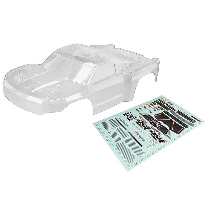 AR402262 1/10Body Clear with Decals Senton 4x4
