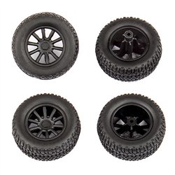 SC28 Front and Rear Wheels and Tires mounted