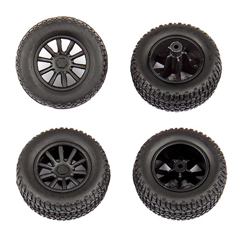 SC28 Front and Rear Wheels and Tiresmounted
