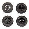SC28 Front and Rear Wheels and Tiresmounted