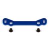Steering Plate blue aluminum