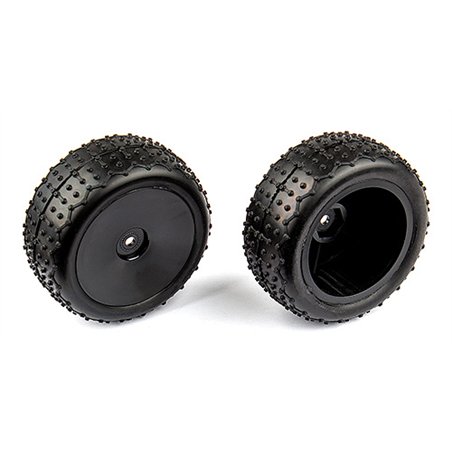Rear Wide Mini Pin Tiresmounted