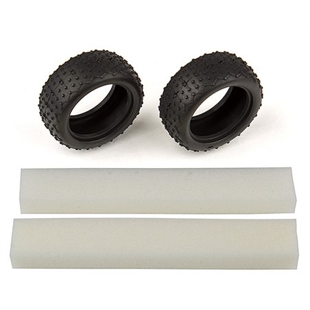 Wide Mini Pin Tires with inserts
