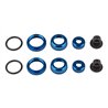 FT 10 mm Shock Caps and Collars blue aluminum