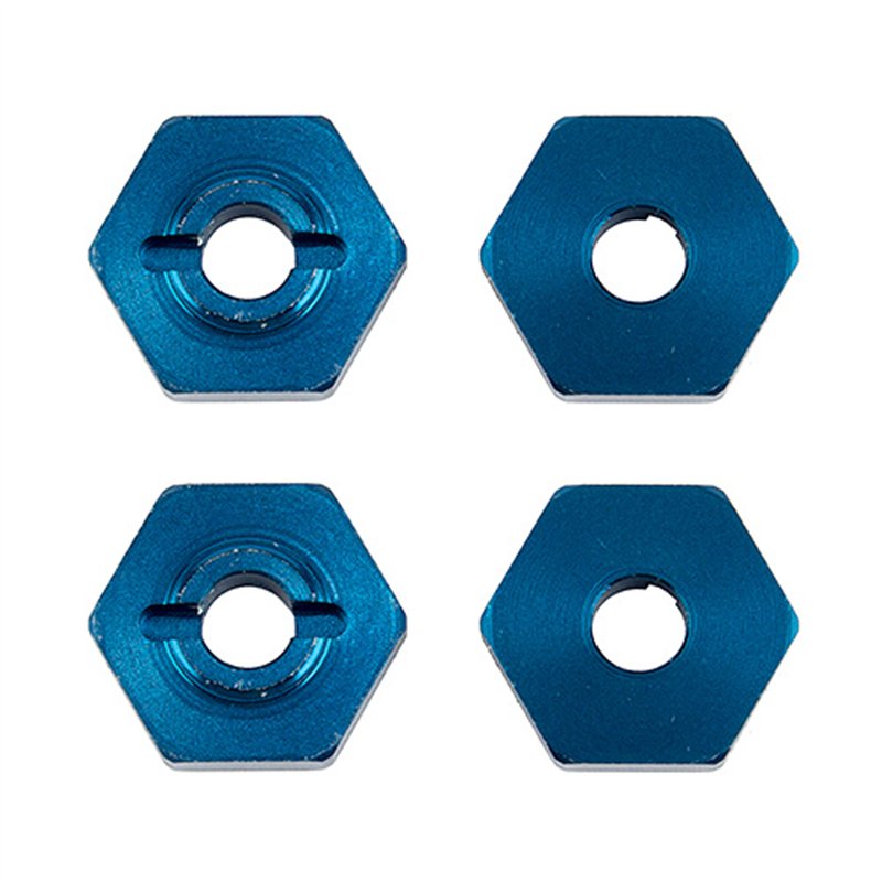 FT 1:14 Wheel Hexes blue aluminum