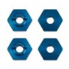 FT 1:14 Wheel Hexes blue aluminum