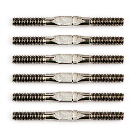 FT 1:14 Titanium Turnbuckle Set silver 35 mm/1.37 in