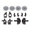 Reflex 14R Steering and Caster Blocks Rear Hubs and Brake Discs