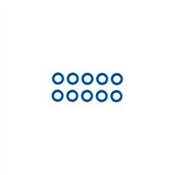 Ballstud Washers3.8 X 2.0 X 1.0mm (10pcs)