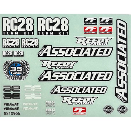 RC28R Decal Sheet