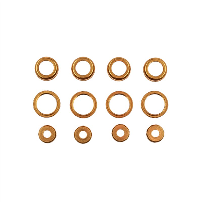 Reflex 14 Classic 10mm Aluminum Shock Caps And CollarsGold