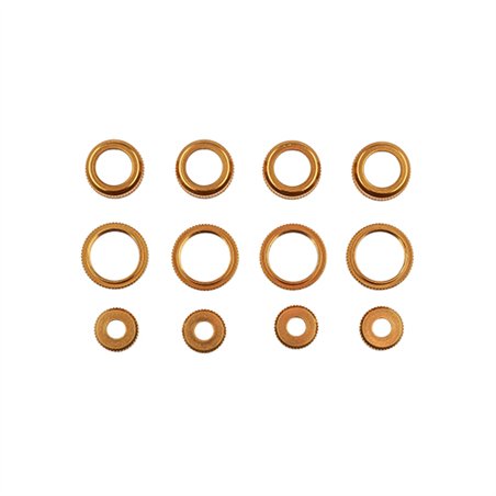 Reflex 14 Classic 10mm Aluminum Shock Caps And CollarsGold