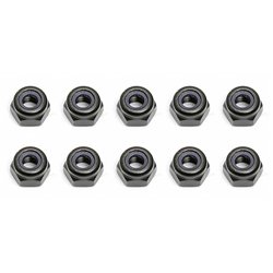 Locknuts M3 black steel