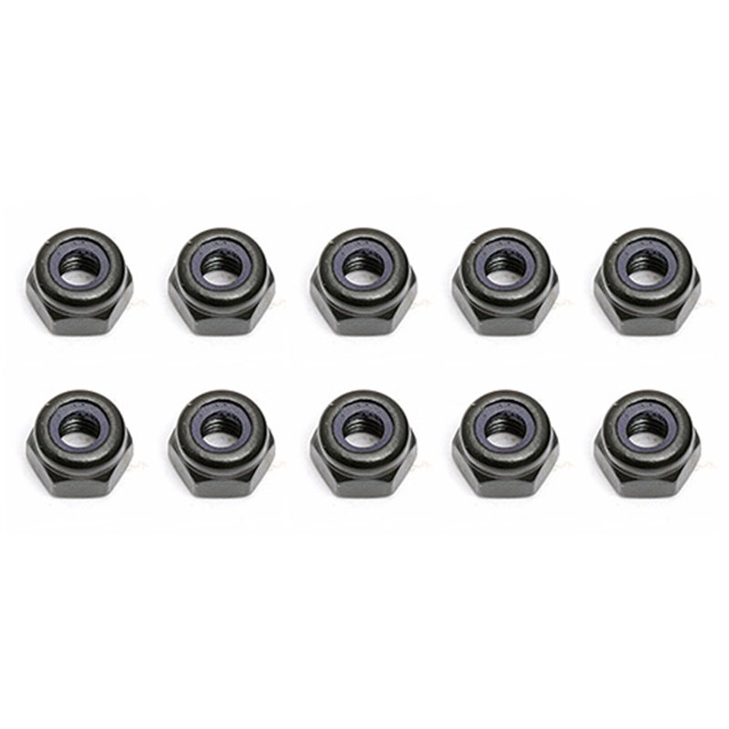 Locknuts M3 black steel