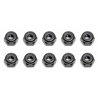 Locknuts M3 black steel