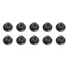 Locknuts M3 flanged black