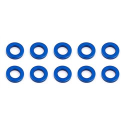 Ballstud Washers 5.5x3.0x1.0 mm blue aluminum