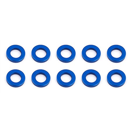 Ballstud Washers 5.5x3.0x1.0 mm blue aluminum