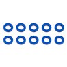 Ballstud Washers 5.5x3.0x1.0 mm blue aluminum