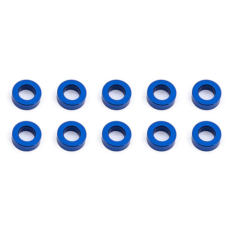Ballstud Washers 5.5x3.0x2.0 mm blue aluminum