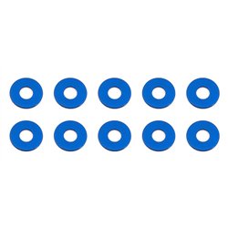 Bulkhead Washers 7.8x0.5 mm blue aluminum