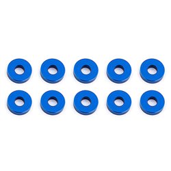 Bulkhead Washers 7.8x2.0 mm blue aluminum