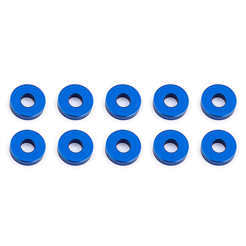 Bulkhead Washers 7.8x2.0 mm blue aluminum