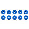 Bulkhead Washers 7.8x2.0 mm blue aluminum