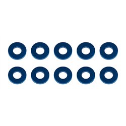 Washers 7.8x3.5x1.0mm blue aluminum