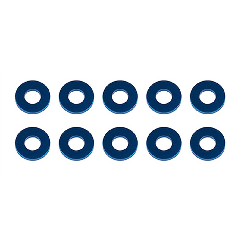 Washers 7.8x3.5x1.0mm blue aluminum
