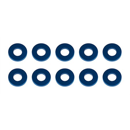 Washers 7.8x3.5x1.0mm blue aluminum