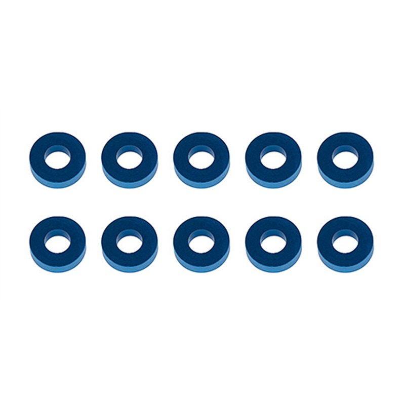 Washers 7.8x3.5x2.0mm blue aluminum