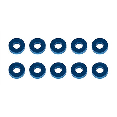 Washers 7.8x3.5x2.0mm blue aluminum