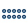 Washers 7.8x3.5x2.0mm blue aluminum
