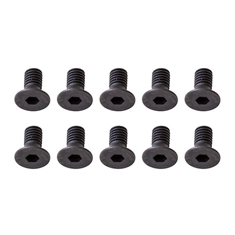 skruv M2.5 x 8mm FHCS, 2mm hex