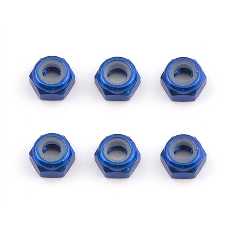 FT Locknuts M3 blue aluminum