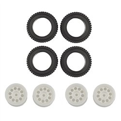 RC10 4x4 Rally Wheel and Tire Set