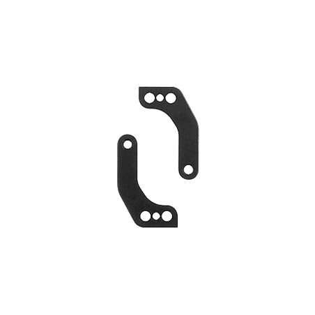 RC10TC8 FT Steering Block Arm Set Front +1mm