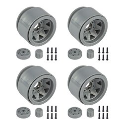 Enduro Trigon Wheels 1.55 in silver color