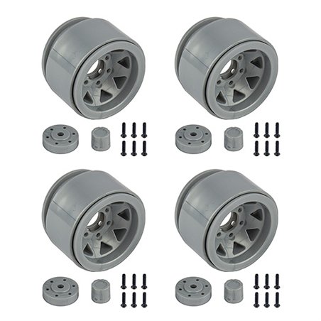 Enduro Trigon Wheels 1.55 in silver color