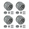 Enduro Trigon Wheels 1.55 in silver color