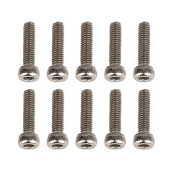 Screws M2.6x10mm SHCS silver